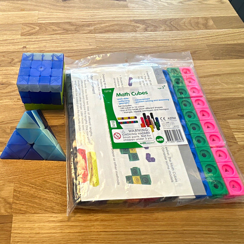Math cubes educational maths - math,