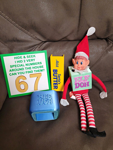 Elf doll hide seek numbers - &,