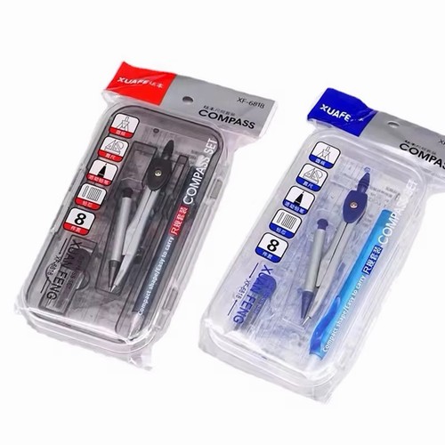 8piece maths geometry set - set,