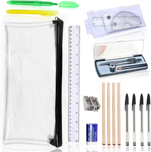 18pcs school stationery set - school,