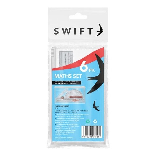 Piece maths set stationery - 6,