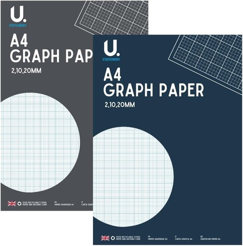 Graph paper pad 2mm - 2mm, grid