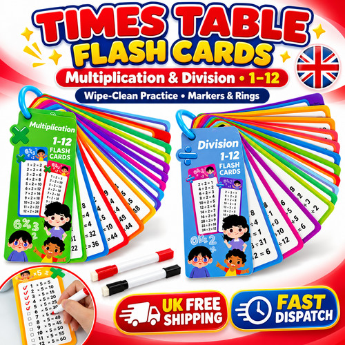 Times table flash - table,