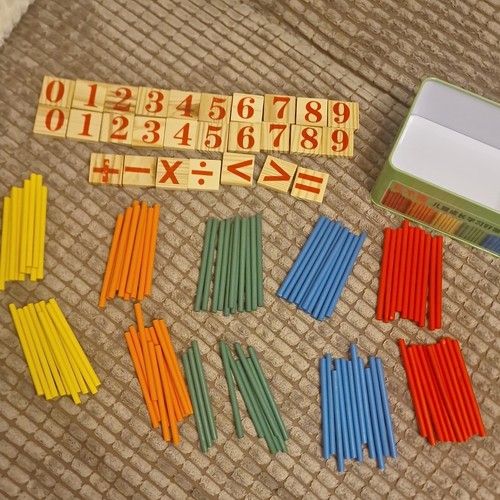 Wooden arithmetic rods maths - rods,