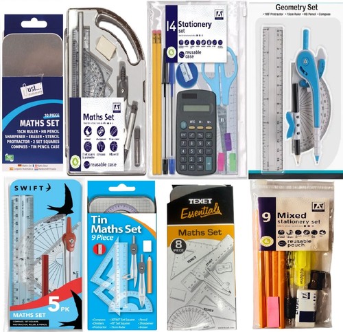 Maths geometry set stationery - maths,