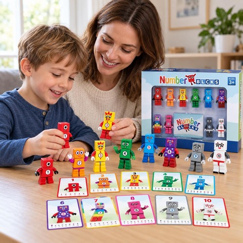 Number blocks toy set with - toy,