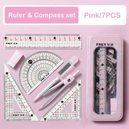 7pcs maths geometry set - geometry,