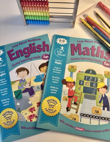 English maths workbooks set - english, &