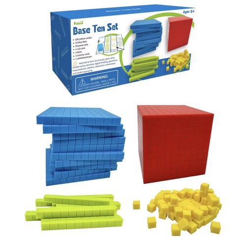 Base place value blocks - place,