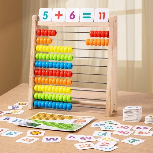Wooden abacus for kids - wooden,