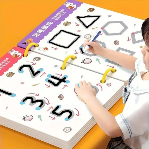 Page reusable kids workbook - 36-page,