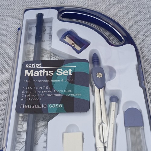 Piece math geometry set - 9-piece,